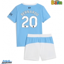 Manchester City Bernardo Silva #20 Hjemmedraktsett Barn 2025-26 Kortermet (+ Korte bukser)